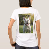 Customized with 2 and text tシャツ (裏面)