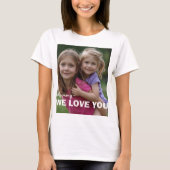 Customized with 2 and text tシャツ (正面)