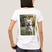 Customized with 2 and text tシャツ (裏面)