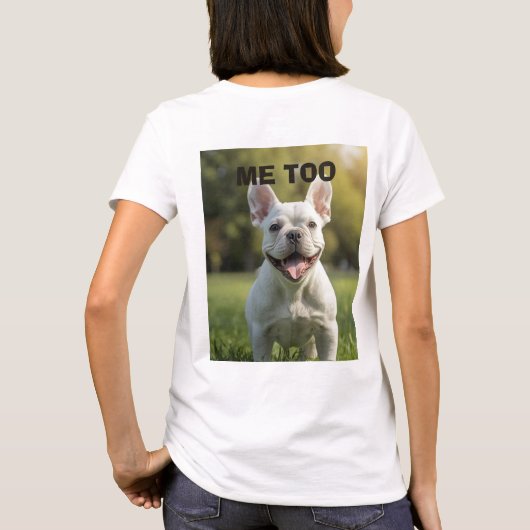 Customized with 2 and text tシャツ (裏面)