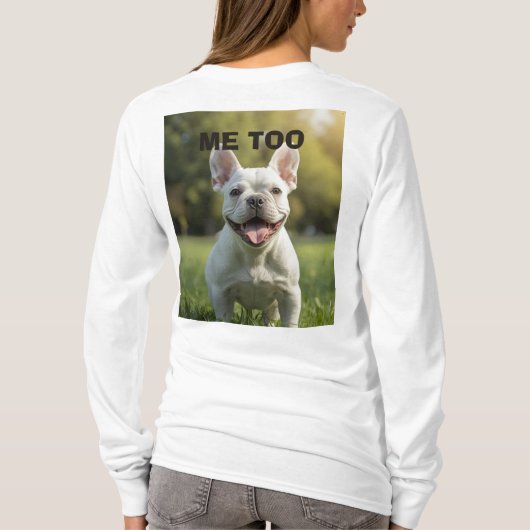 Customized with 2 and text tシャツ (裏面)