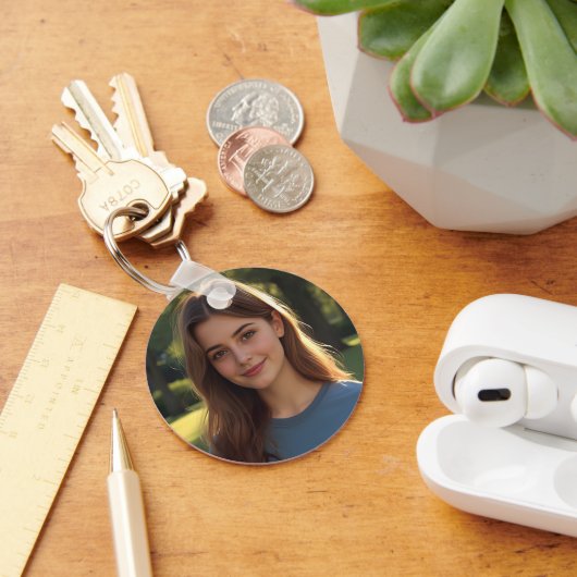 Customized with two photos キーホルダー (デスク)