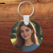 Customized with two photos キーホルダー (正面)