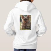 Customized with two photos パーカ (裏面)
