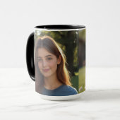 Customized with two photos マグカップ (正面左)