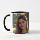 Customized with two photos マグカップ (左)