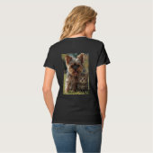 Customized with two photos tシャツ (裏面フル)