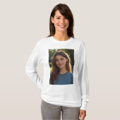 Customized with two photos tシャツ (正面フル)