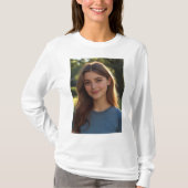 Customized with two photos tシャツ (正面)