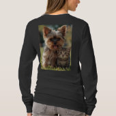 Customized with two photos tシャツ (裏面)