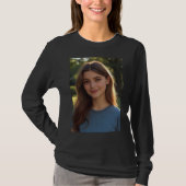 Customized with two photos tシャツ (正面)