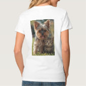 Customized with two photos tシャツ (裏面)