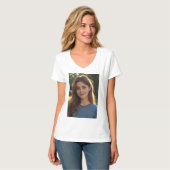 Customized with two photos tシャツ (正面フル)