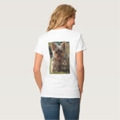 Customized with two photos tシャツ (裏面フル)