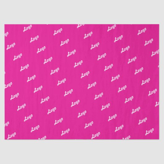 Customized Your Own Logo Stylish Modern Minimal 薄葉紙 (正面)