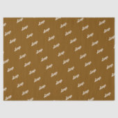 Customized Your Own Logo Stylish Modern Minimal 薄葉紙 (正面)