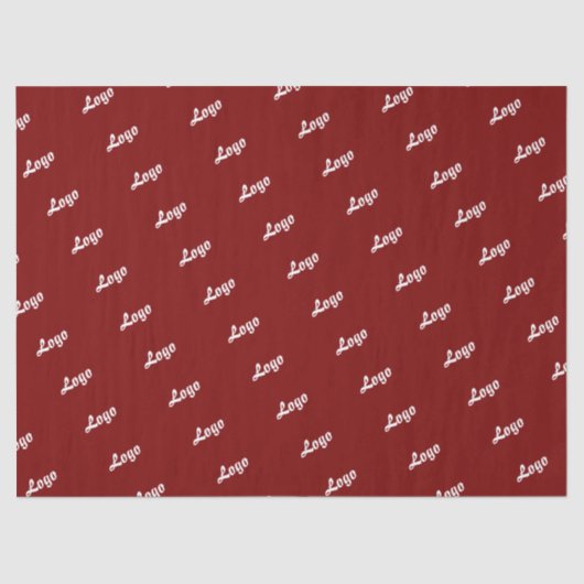 Customized Your Own Logo Stylish Modern Minimal 薄葉紙 (正面)