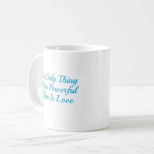 Customized Your Own Quotes Stylish Modern Minimal  コーヒーマグカップ (正面左)