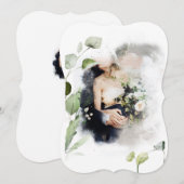 Customizsible Wedding design Inbjudningar (正面/裏面)