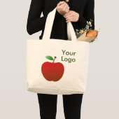 #CustomLogoToteBag ラージトートバッグ (正面(商品))