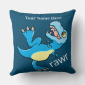 CustomName/恐竜TレックスラーティラノサウルスDino クッション (裏面)