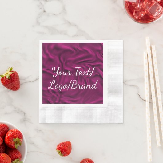 #customNapkins #LogoNapkins #ImageNapkins 縁ありカクテルナプキン (インサイチュ)