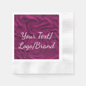 #customNapkins #LogoNapkins #ImageNapkins 縁ありカクテルナプキン (正面)