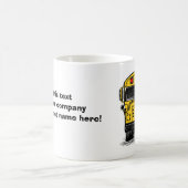customschoolbuswithstopsignmug コーヒーマグカップ (中央)