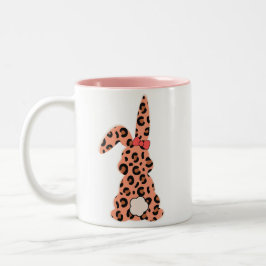 Custon Rabbit Pints Leopard ツートーンマグカップ