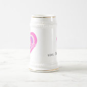 Custon Retro Heart Mama ビールジョッキ (中央)