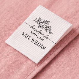  Cut and sew Handmade with love Custom  グログランリボン