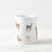 Cut animals friends cveramic mug  コーヒーマグカップ (中央)