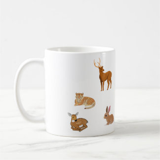 Cut animals friends cveramic mug  コーヒーマグカップ