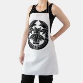 Cut bamboo in embracing bamboo leaves エプロン (インサイチュ)