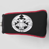 Cut bamboo in embracing bamboo leaves ゴルフヘッドカバー (正面)