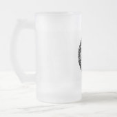 Cut bamboo in embracing bamboo leaves フロストグラスビールジョッキ (左)