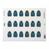 Cut Eid Mubarak  ラベル (フルシート)