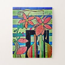 "Cut Flower Collage" Puzzle