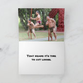 CUT LOOSE BIRTHDAY CARD サンキューカード (内部)