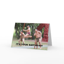 CUT LOOSE BIRTHDAY CARD