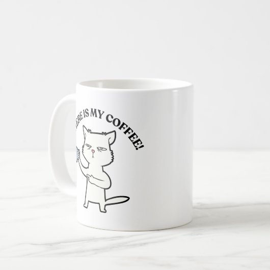 Cut mug コーヒーマグカップ (正面左)