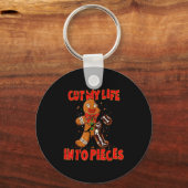 Cut My Life Into Eces Gingerbread Christmas Elder  キーホルダー (正面)