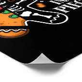 Cut My Life Into Eces Gingerbread Christmas Elder  ポスター (角)