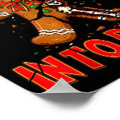 Cut My Life Into Eces Gingerbread Christmas Elder  ポスター (角)