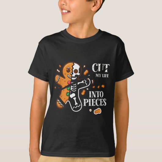 Cut My Life Into Eces Gingerbread Christmas Elder  Tシャツ (正面)
