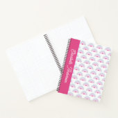 Cut Pink Boho Rainbow Girl ノートブック (内部)