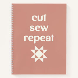 Cut Sew Repeat Quilter's ノートブック