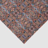 Cut Tree Logs Stacked Together Pattern Photograph 薄葉紙 (詳細)