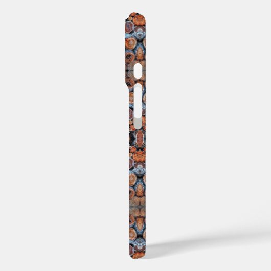 Cut Tree Logs Stacked Together Pattern Photograph Case-Mate iPhoneケース (裏面 / 左)