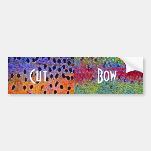 CutBow -バンパーステッカー バンパーステッカー (正面)